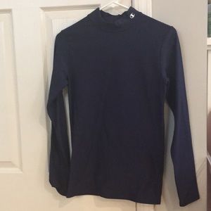 Champion cold-weather mock, navy
